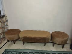 4seater puffy set