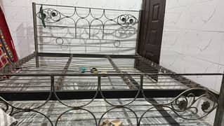 Iron King size bed for sale