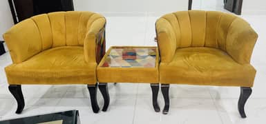 Coffee Chairs and Table set