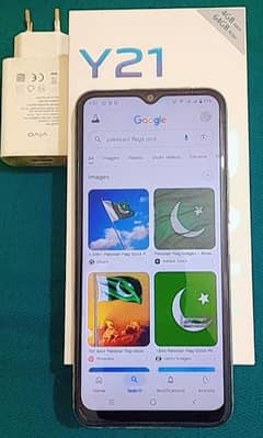 vivo y21 mobile perium condition with box daba