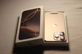 Iphone 16 Pro Max 256gb Non PTA Desert Titanium 10/10 Condition