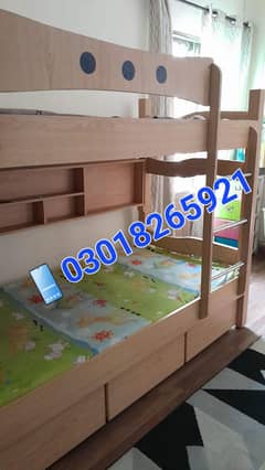 Stylish & Child-friendly Triple Bunk Bed for Sale!
