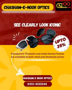 Eye Frames / Sun glasses / Contact Lenses
