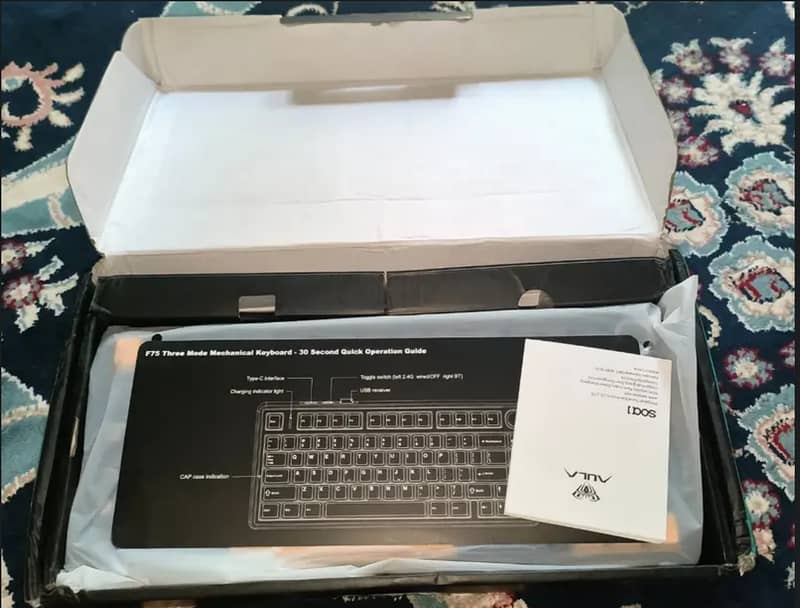 AULA F75 RGB keyboard 10/10 with 3-types of connectivity 1