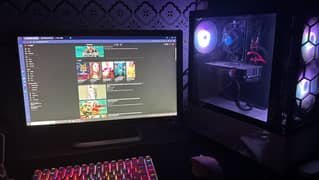 Full Gaming pc setup for sale