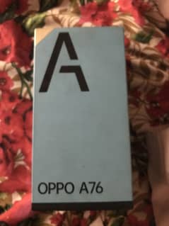Oppo A76 with box only glass change all ok