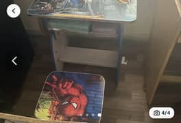 Kids table and chair used in good condition