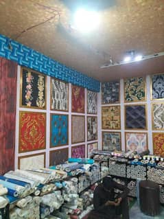 Pvc wallpanel-ceiling 2x2-3d Wallpaper-Vinyl -Pvc fabric-wpc panel