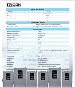 Lithium Battery 51.2V 100Ah Brand new With 5 Years Warranty