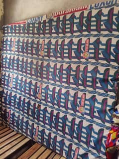 Bed with mattress