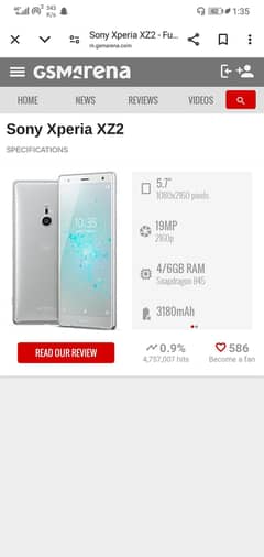 sony xperia xz2