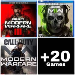 PS4 & 5 Games Collection Top Titles - COD, God of War, The Last of Us