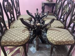 Dining Table with 6 Chairs 10/10 Condition/Without Mirror