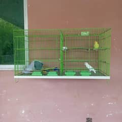 3×1.5×1.5 folding cage with partition option