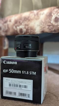 Canon 50mm  stm 1.8 10 by 10 lens available for sale