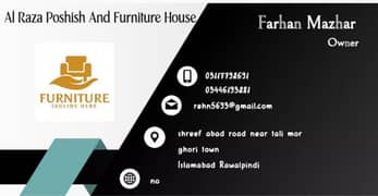 Sofa and chairs repairing service is also avialbe
