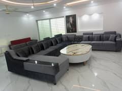 L shaped sofa