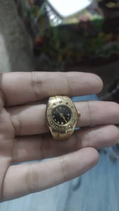 women stone Ring watch