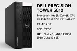  Budget Gaming Pc DELL PRECISION TOWER 5810
