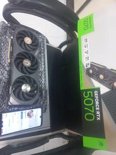 Zotac RTX 5070  Oc Edition Tri Fan Open Box only