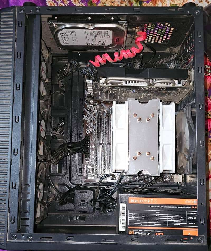 AMD Ryzen 7 1700 Computer with Box and Two LCD 2