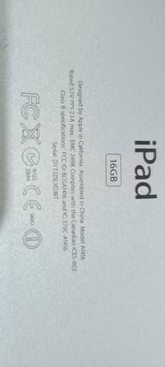 ipad 16gb Sargodha