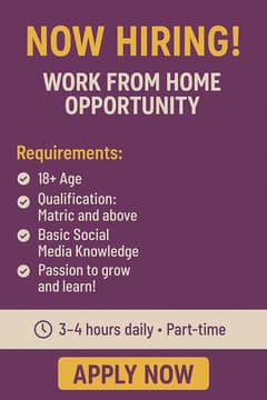 Part time opportunity