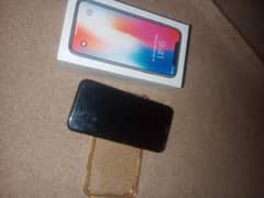 iphone x 64 gb with box  officially PTA prove