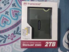 Transcend StoreJet 25M3 2TB USB 3.0 Shockproof Portable Hard Drive