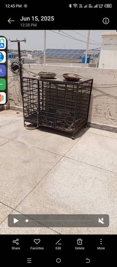 Big size iron cage