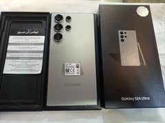 Samsung galaxy s24 ultra 12GB 512GB official PTA approved brand new