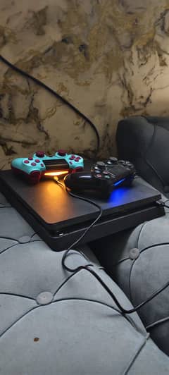 Ps4 Slim Playstation 4 with tekken 7  slim 500 gb 2 controller