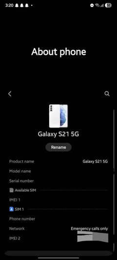 Samsung galaxy s21 5g for sale