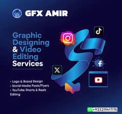 Creative Graphic Designer & Video Editing Services