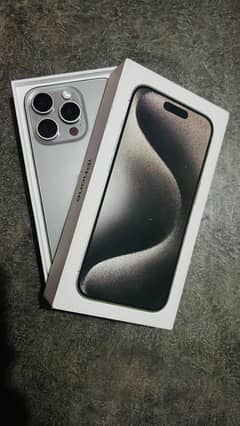 Iphone 15 pro JV natural titanium