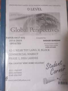 Global Perspectives  by Shoaib Qureshi   Paper 457-03
