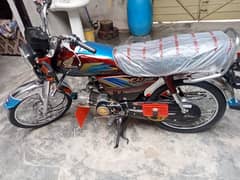 honda bike cd 70 Modal 2021 show room condition 10/10