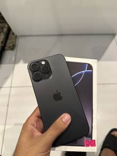 IPHONE 16 PRO MAX 256GB BLACK TITANIUM LLA MODEL SIM LOCKED JV