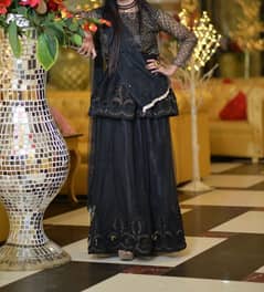 Black Skirt shirt and dupatta