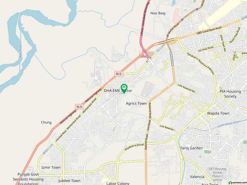 10 Marla plot Prime Location For Sale in G Block DHA EME Lahore 0