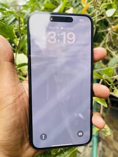 iphone 15 pro max 256gb jv black titanium colour 10/9.5 condition