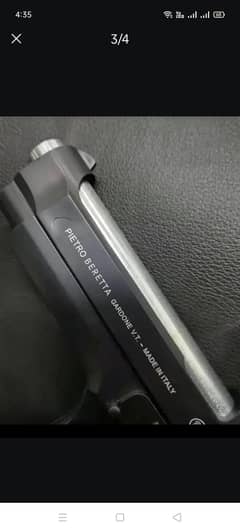 metallic realistic toy gun