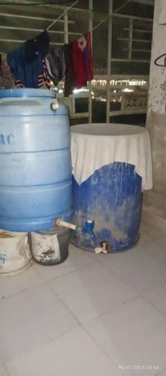 water storage tunkey or drum