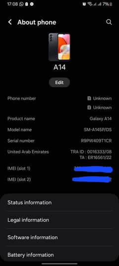 samsung galaxy a14 non pta