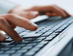 I do online typing (no advanced payment )