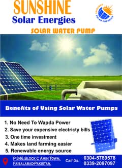 Agricultural Solar/Solar Tubewell /Solar panels