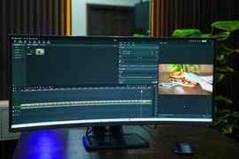 Samsung 34" Ultra-Wide Curved QHD Monitor (C34H890WJ) 4k 100Hz