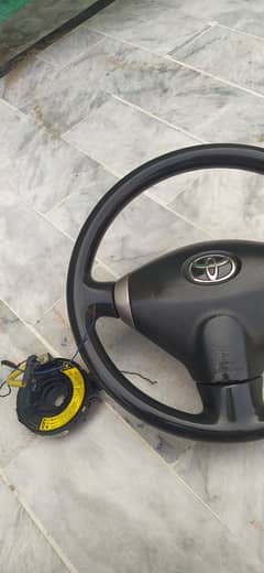 Toyota passo genuine steering with air bag