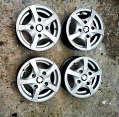 12 inch alloy rims for Suzuki mehran, every, Bolan etc