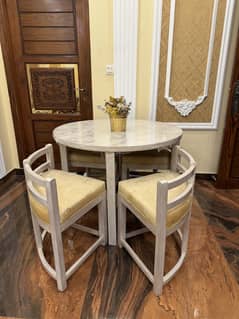 Table and chairs